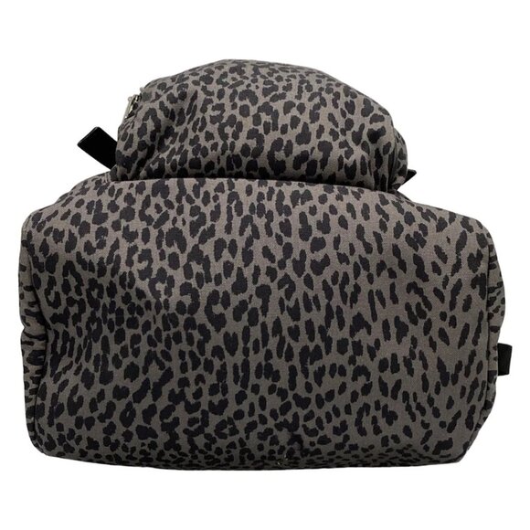 SAINT LAURENT PARIS Hunting Lock Sack Gray Black Nylon Leather 378-060325 - Picture 5 of 14